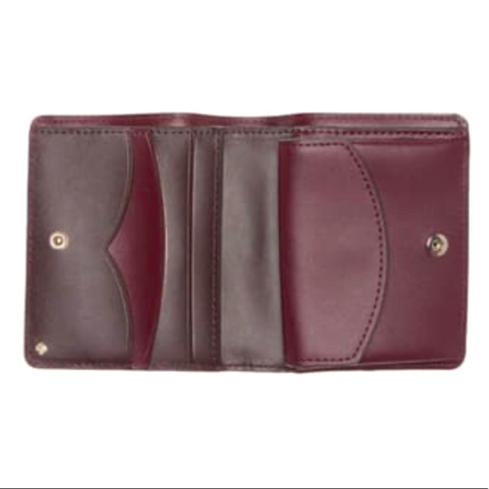 Kate Spade NY Wallet Nadine Small Leather Bi-Fold Wallet Snap Button - Picture 4 of 5